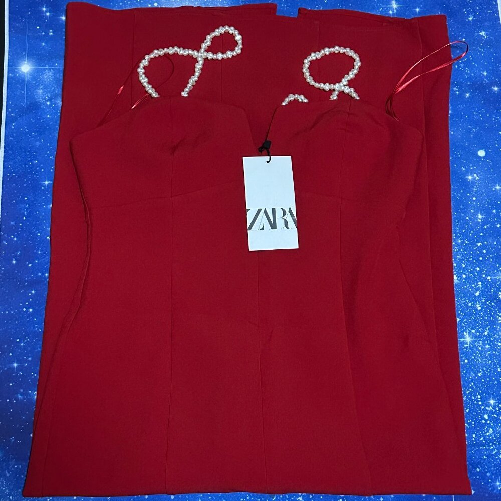 Zara Long Red Dress